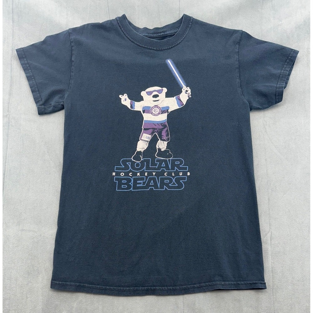 Enemy Ink Orlando Solar Bears Star Wars Parody Graphic TShirt Mens Small Blue